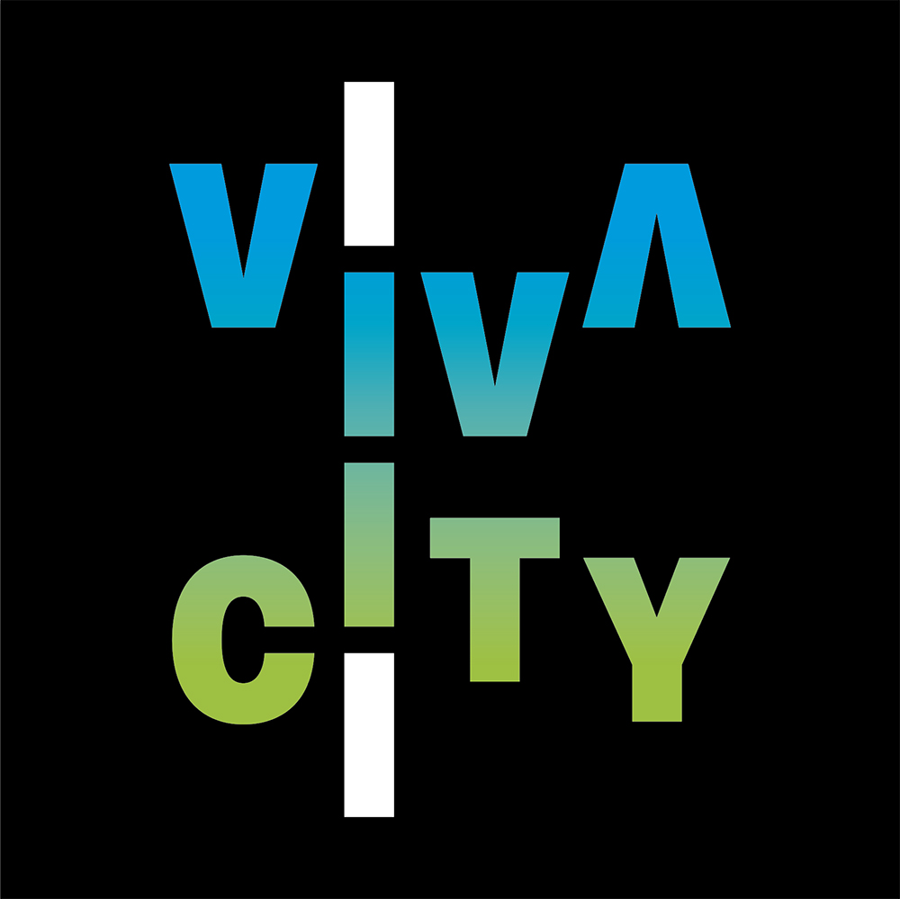 VivaCity Logo – Gradient on Black (PNG)